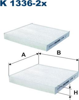 Filtron K1336-2x - Suodatin, sisäilma inparts.fi