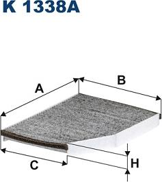 Filtron K1338A - Suodatin, sisäilma inparts.fi