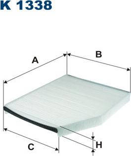 Filtron K1338 - Suodatin, sisäilma inparts.fi