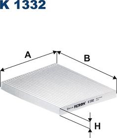 Filtron K1332 - Suodatin, sisäilma inparts.fi