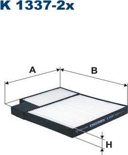 Filtron K1337-2x - Suodatin, sisäilma inparts.fi