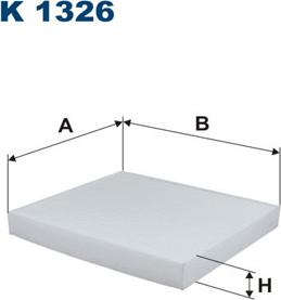 Filtron K1326 - Suodatin, sisäilma inparts.fi