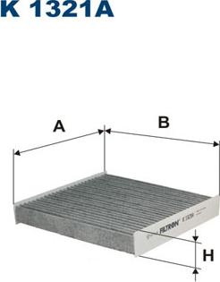 Filtron K1321A - Suodatin, sisäilma inparts.fi