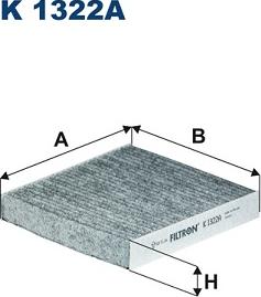 Filtron K1322A - Suodatin, sisäilma inparts.fi