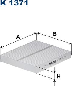 Filtron K 1371 - Suodatin, sisäilma inparts.fi