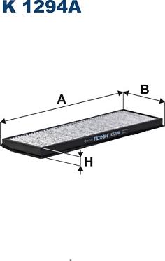 Filtron K 1294A - Suodatin, sisäilma inparts.fi