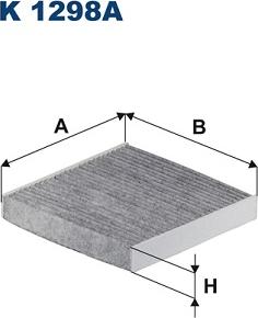 Filtron K 1298A - Suodatin, sisäilma inparts.fi