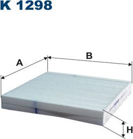 Filtron K1298 - Suodatin, sisäilma inparts.fi