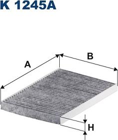 Filtron K 1245A - Suodatin, sisäilma inparts.fi