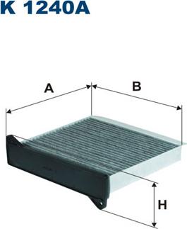 Filtron K1240A - Suodatin, sisäilma inparts.fi