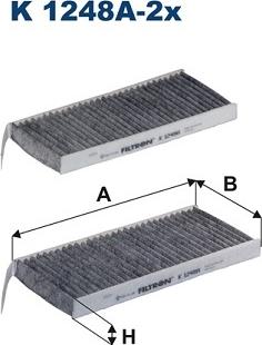 Filtron K 1248A-2x - Suodatin, sisäilma inparts.fi