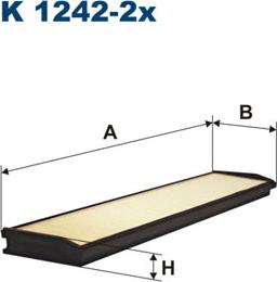 Filtron K1242-2x - Suodatin, sisäilma inparts.fi