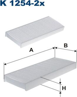 Filtron K1254-2x - Suodatin, sisäilma inparts.fi