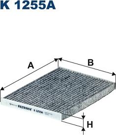 Filtron K1255A - Suodatin, sisäilma inparts.fi