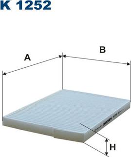 Filtron K1252 - Suodatin, sisäilma inparts.fi