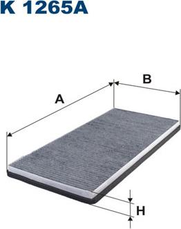 Filtron K1265A - Suodatin, sisäilma inparts.fi