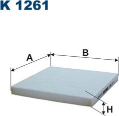 Filtron K1261 - Suodatin, sisäilma inparts.fi