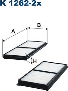 Filtron K1262-2x - Suodatin, sisäilma inparts.fi