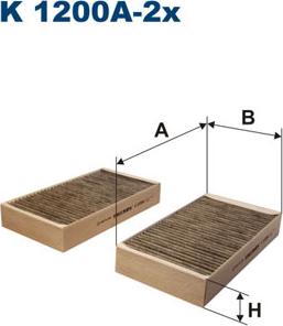 Filtron K1200A-2x - Suodatin, sisäilma inparts.fi