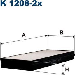 Filtron K1208-2x - Suodatin, sisäilma inparts.fi