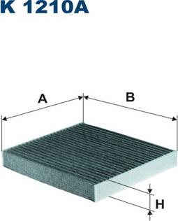 Filtron K1210A - Suodatin, sisäilma inparts.fi