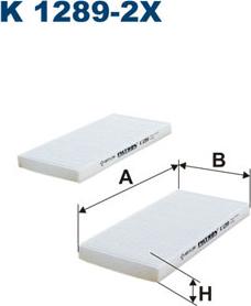 Filtron K1289-2x - Suodatin, sisäilma inparts.fi