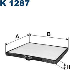 Filtron K1287 - Suodatin, sisäilma inparts.fi