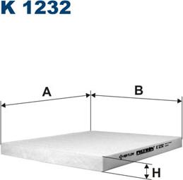 Filtron K1232 - Suodatin, sisäilma inparts.fi