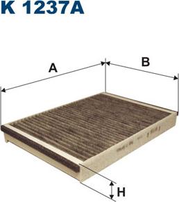 Filtron K1237A - Suodatin, sisäilma inparts.fi