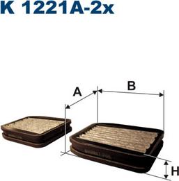 Filtron K1221A-2x - Suodatin, sisäilma inparts.fi