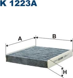 Filtron K1223A - Suodatin, sisäilma inparts.fi