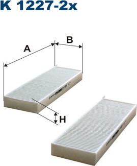 Filtron K1227-2x - Suodatin, sisäilma inparts.fi