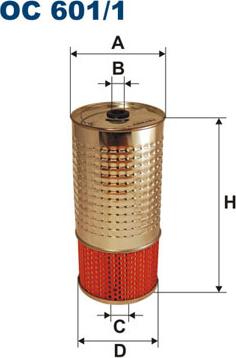 Filtron OC601/1 - Öljynsuodatin inparts.fi