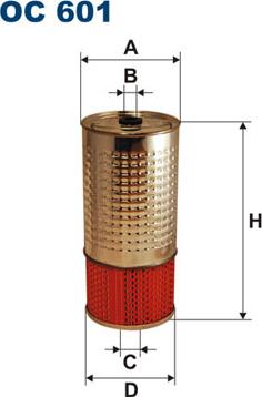 Filtron OC601 - Öljynsuodatin inparts.fi