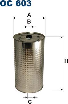 Filtron OC603 - Öljynsuodatin inparts.fi