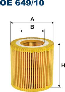 Filtron OE649/10 - Öljynsuodatin inparts.fi