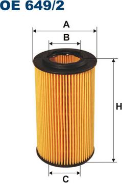 Filtron OE649/2 - Öljynsuodatin inparts.fi