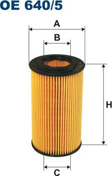 Filtron OE640/5 - Öljynsuodatin inparts.fi