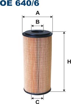 Filtron OE640/6 - Öljynsuodatin inparts.fi