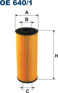 Filtron OE640/1 - Öljynsuodatin inparts.fi