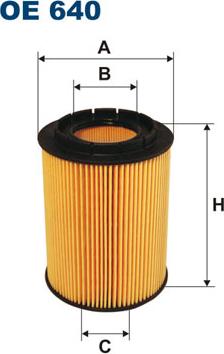 Filtron OE640 - Öljynsuodatin inparts.fi