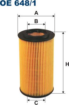 Filtron OE648/1 - Öljynsuodatin inparts.fi