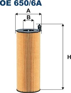 Filtron OE650/6A - Öljynsuodatin inparts.fi