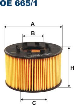 Filtron OE665/1 - Öljynsuodatin inparts.fi