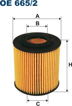 Filtron OE665/2 - Öljynsuodatin inparts.fi