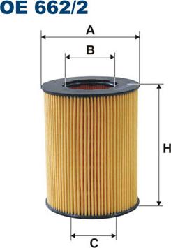 Filtron OE662/2 - Öljynsuodatin inparts.fi