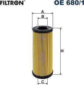 Filtron OE 680/1 - Öljynsuodatin inparts.fi