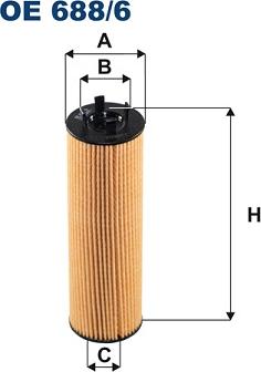 Filtron OE 688/6 - Öljynsuodatin inparts.fi