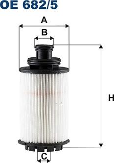 Filtron OE 682/5 - Öljynsuodatin inparts.fi