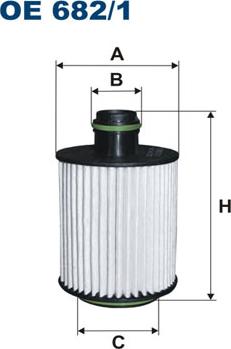 Filtron OE682/1 - Öljynsuodatin inparts.fi